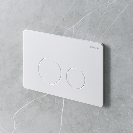 Клавиша смыва Grossman Style 700.K31.05.01M.01M белый матовый